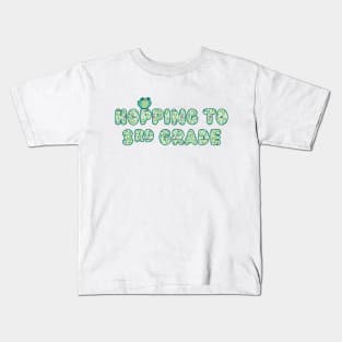 Frog Hopping To 3rd Grade Back To School Kids T-Shirt